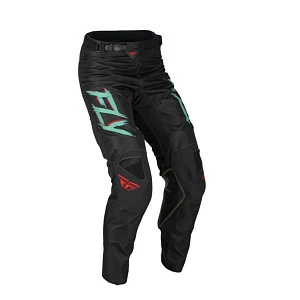 Брюки для мотокросса FLY RACING KINETIC S.E. RAVE (черн/бир/красн, 34)