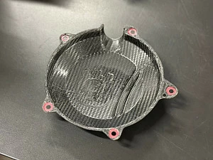Защита крышки сцепления карбон HUSQVARNA FC/FS 450/ 14-15, FE 450/501 14-16